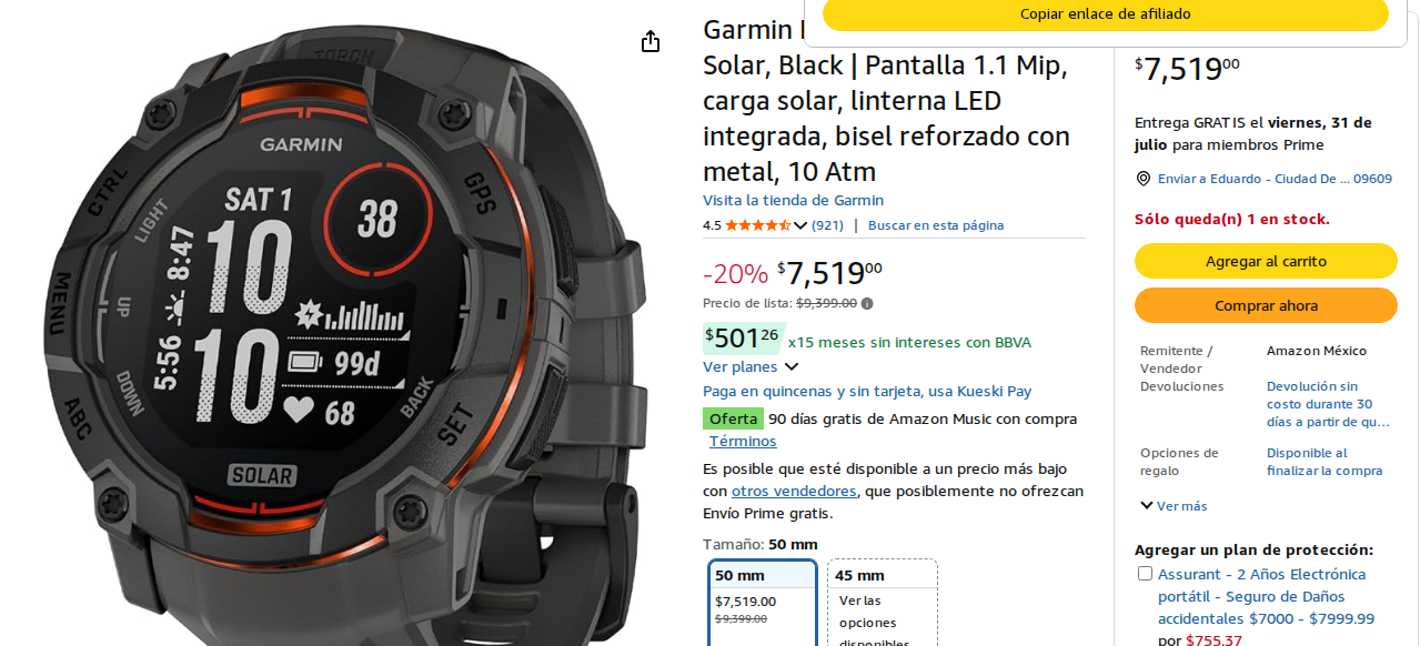 Reloj Solar