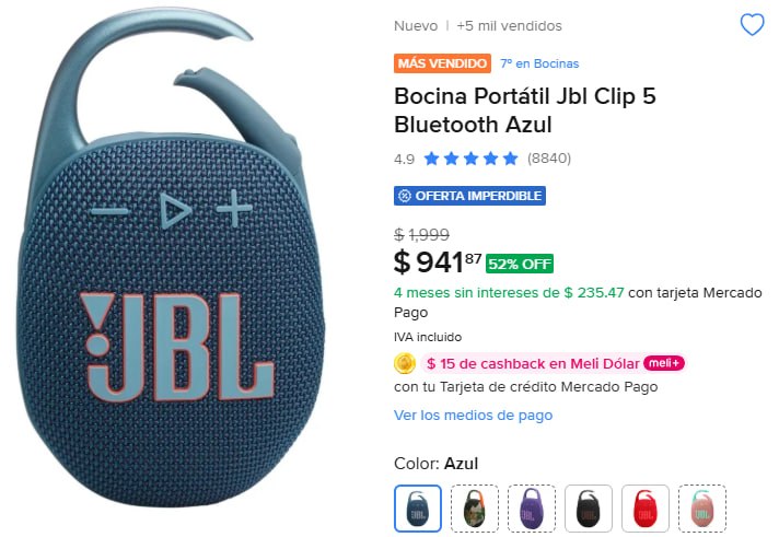 Bocina Portátil