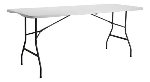 Mesa Plegable Verona Blanca HDPE Loomber