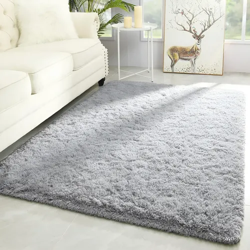 Alfombra Decorativa Sala Estar Y Dormitorio 200x160 Cm Carpet02dg Color Gris
